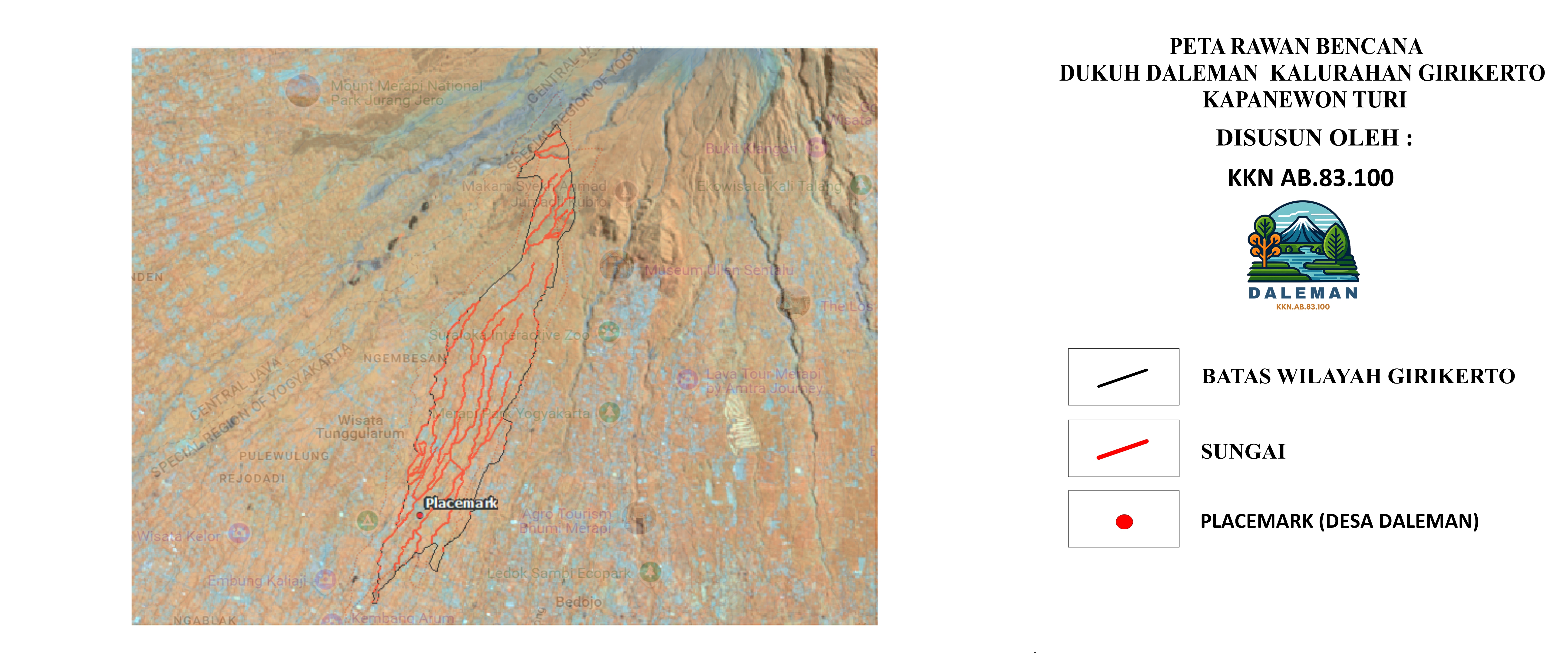 Peta Rawan Bencana Dukuh Daleman